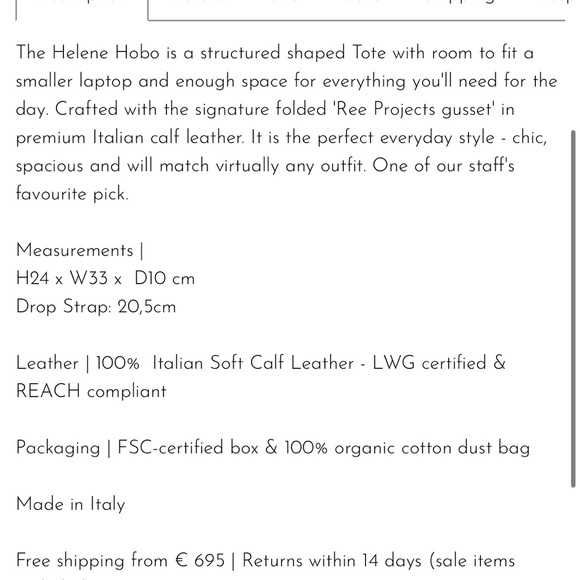 REE Project Helene Black Bag - Picture 7 of 11